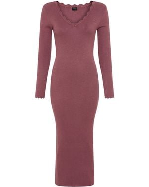 Laura Scott Strickkleid - Lila