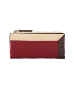 Coccinelle Portemonnaie Loreen Wallet Grained Leather - Rot