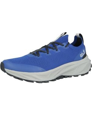 Jack Wolfskin Halbschuh Trail Knit - Blau