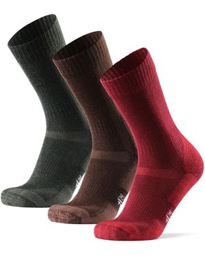 Danish Endurance Wandersocken Hiking Classic - Rot