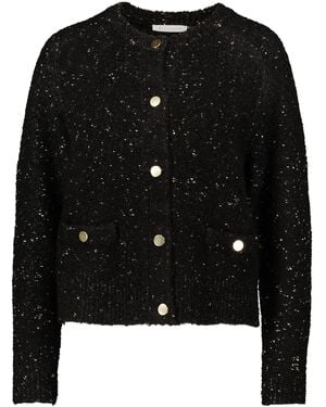 BETTY&CO Strick-Cardigan Mit Lurexfaden - Schwarz