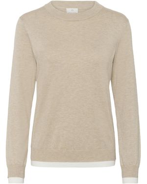 Kaffe Pullover Lizza - Natur