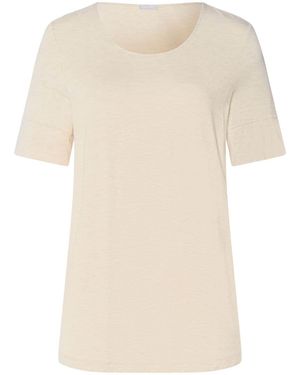 Hanro T-Shirt Natural Elegance - Weiß
