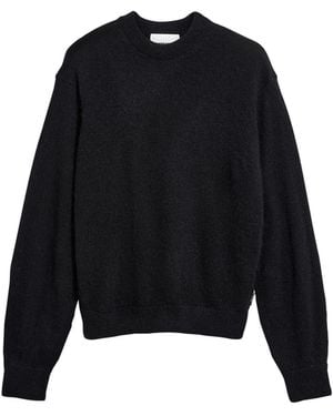 ARMEDANGELS Strickpullover Mohair Blend Crew - Schwarz