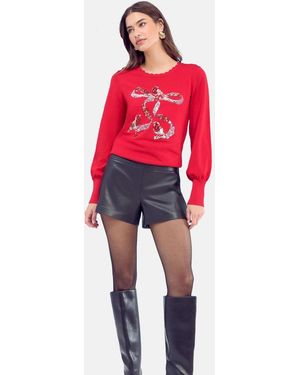 Lipsy Pullover - Rot