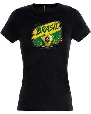 Rmk Shirt Wm Fußball Brasil - Schwarz