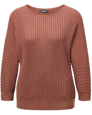 Goldner Pullover - Rot