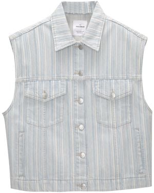 Pull&Bear Weste - Grau