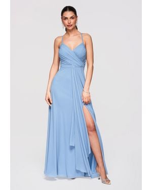Ombre Abendkleid - Blau