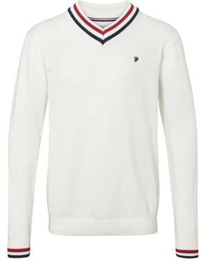 U.S. POLO ASSN. Pullover Umedmond - Weiß