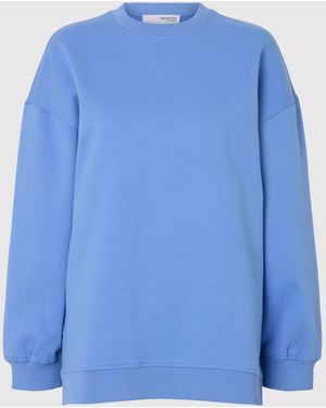 SELECTED Sweatshirt - Blau