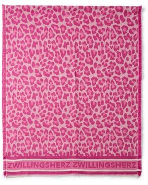 Zwillingsherz Schal - Pink