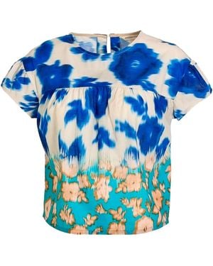 ORGANICATION Bluse - Blau