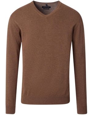 CASA MODA Pullover Basic - Braun