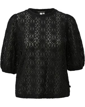 QS Bluse - Schwarz