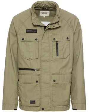 Camel Active Feldjacke Aus Reiner Baumwolle - Grün