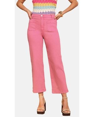 Love & Roses Jeans - Pink
