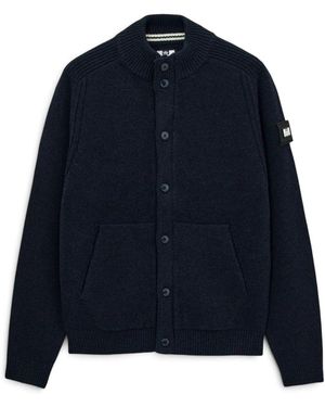 Weekend Offender Strickjacke Gamston - Blau