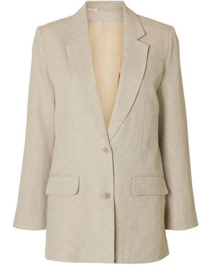 SELECTED Blazer 'Tania-Rita' - Natur