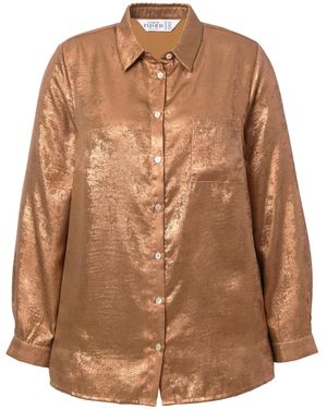 Studio Untold Bluse - Braun