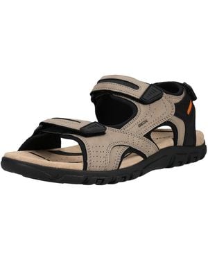 Geox Wanderschuhe Lederimitat Sandale - Schwarz