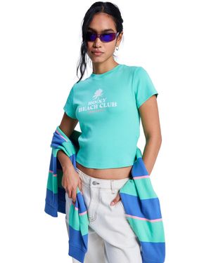 Roxy T-Shirt Beach Love - Blau
