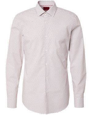 HUGO Hemd Kenno - Weiß