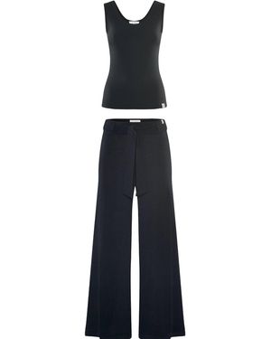 YOU LOOK PERFECT Hausanzug Loungewear Set - Schwarz