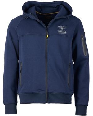 top gun Sweatjacke - Blau