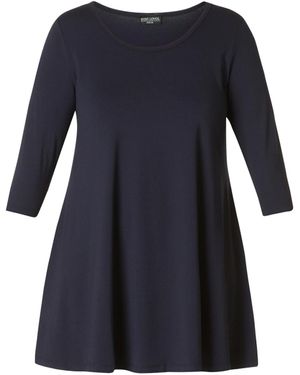 Base Level Curvy Tunika 'Aria' - Blau