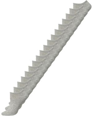 Nur die 18Er-Pack Sneakersocken Baumwolle - Mettallic