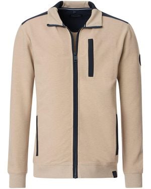 CASA MODA Sweatjacke - Natur