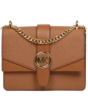 Michael Kors Umhängetasche Greenwich Small Flap Crossbody Bag - Braun