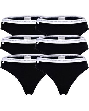 Lacoste 6Er Pack - Schwarz