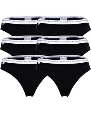 Lacoste 6Er Pack - Schwarz
