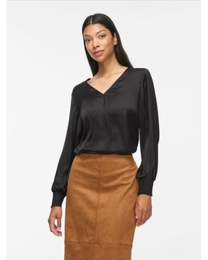 Vila Bluse Visofie - Schwarz