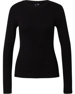 Vero Moda Langarmshirt VMRoma (1-tlg) Plain/ohne Details - Schwarz