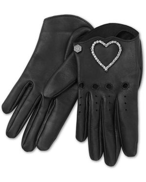 Philipp Plein Fingerhandschuhe Heart - Grau