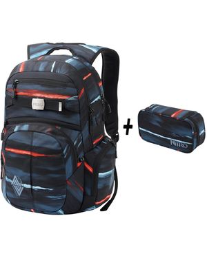 Nitro Rucksack Set Hero - Blau