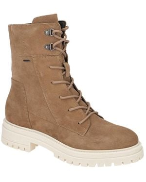 Geox Boots Iridea Stiefel Hellbraun Sand Amphibiox D26D0C - Weiß