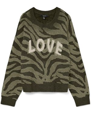 Vero Moda Pullover Vmnewkai - Grün