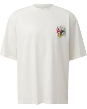 QS T-Shirt - Weiß