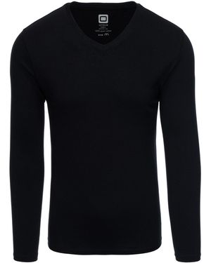 Ombre Pullover Om-Lsbl-0108 - Schwarz