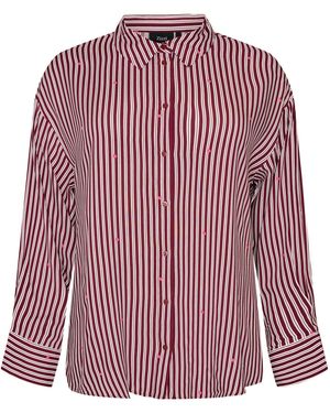 Zizzi Schlafshirt - Rot