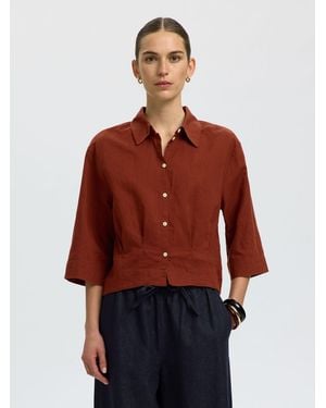 SELECTED Bluse - Rot
