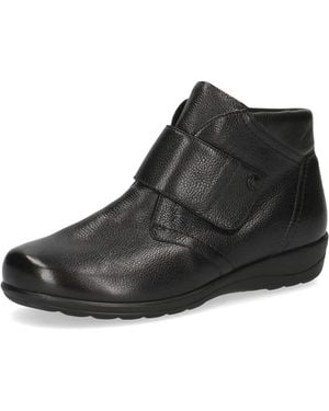 Caprice Ankle Boots Lederstiefelette - Schwarz
