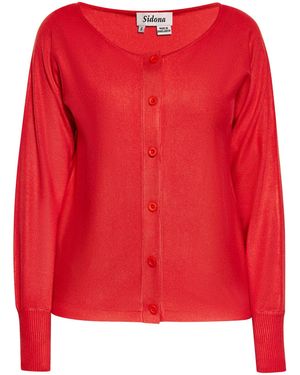 SIDONA Strickjacke - Rot