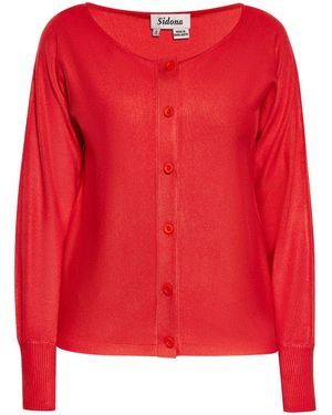 SIDONA Strickjacke - Rot