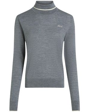 KARL LAGERFELD Pullover - Blau