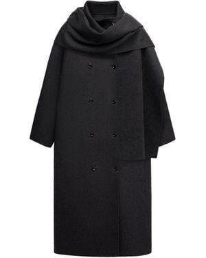 Mango Mantel Jenna - Schwarz
